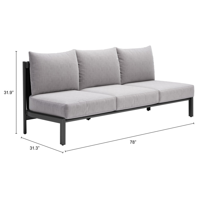 Zuo Horizon 704047 Sofa - Grey IMAGE 13