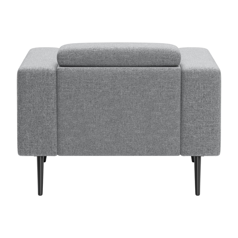 Zuo Milan 109577 Armchair - Dark Grey IMAGE 4