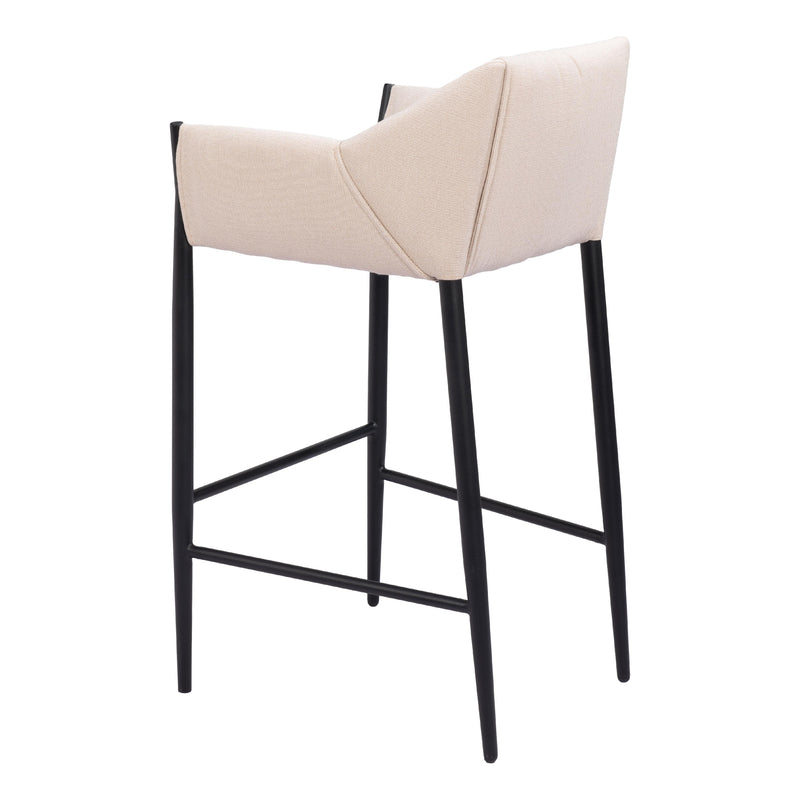 Zuo Andover 110170 Barstool - Beige IMAGE 5