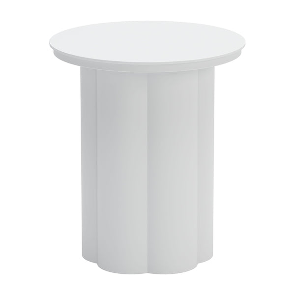 Zuo Kogur 704021 Side Table - White IMAGE 1