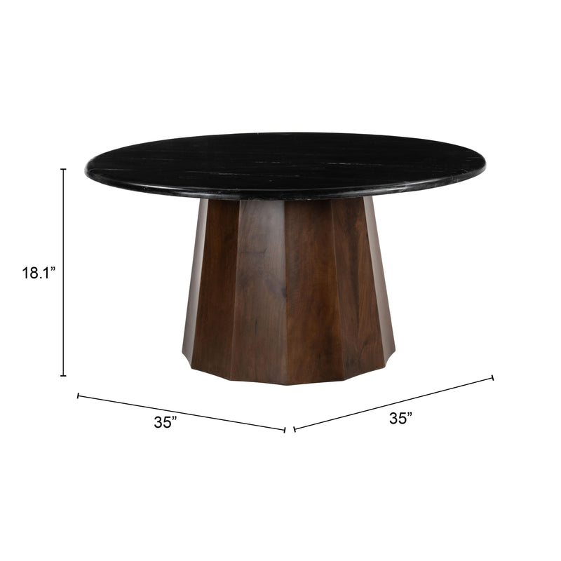 Zuo Aipe 110249 Coffee Table - Black & Brown IMAGE 8
