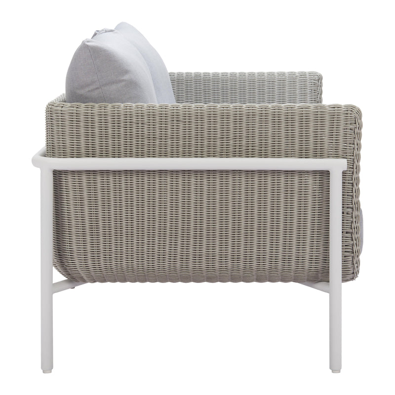 Zuo Frais 704016 Loveseat - Grey IMAGE 2
