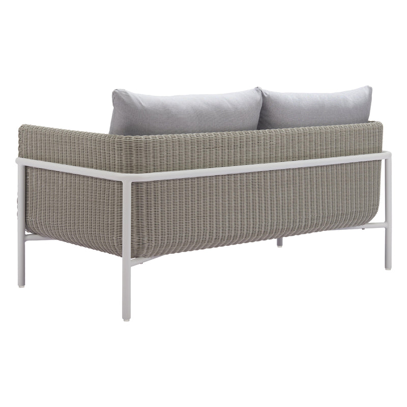 Zuo Frais 704016 Loveseat - Grey IMAGE 5