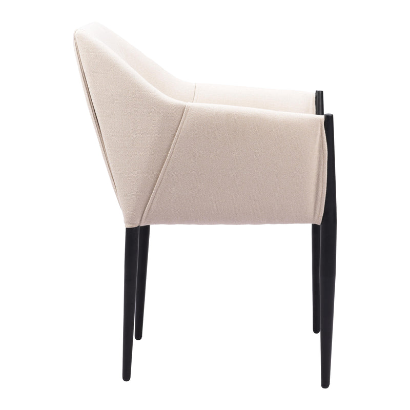 Zuo Andover 110168 Dining Chair - Beige IMAGE 2