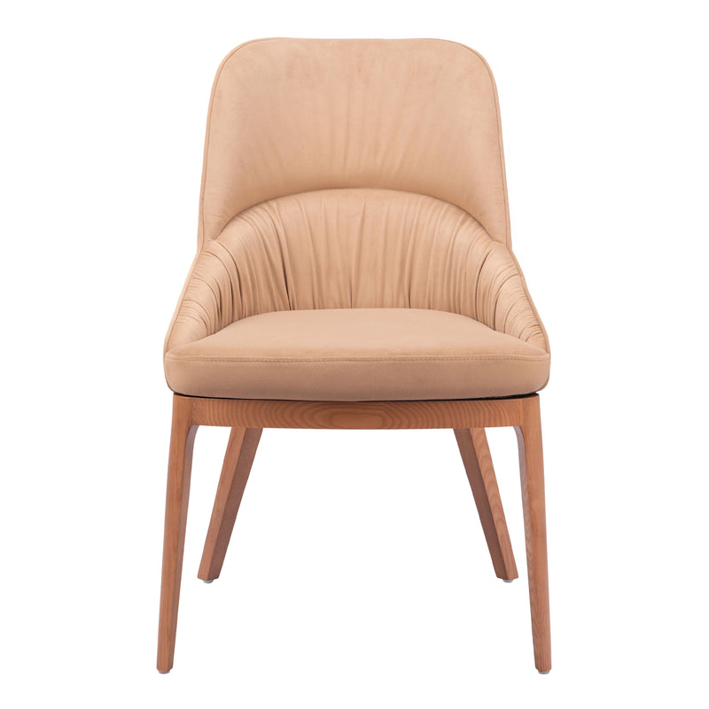 Zuo Ayr 110127 Dining Chair - Tan IMAGE 3
