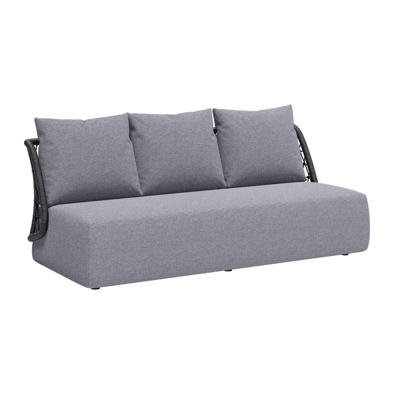 Zuo Mekan 704023 Sofa - Grey IMAGE 6