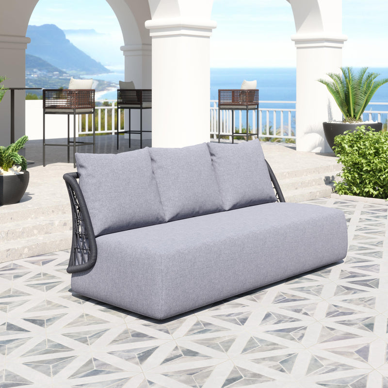 Zuo Mekan 704023 Sofa - Grey IMAGE 9
