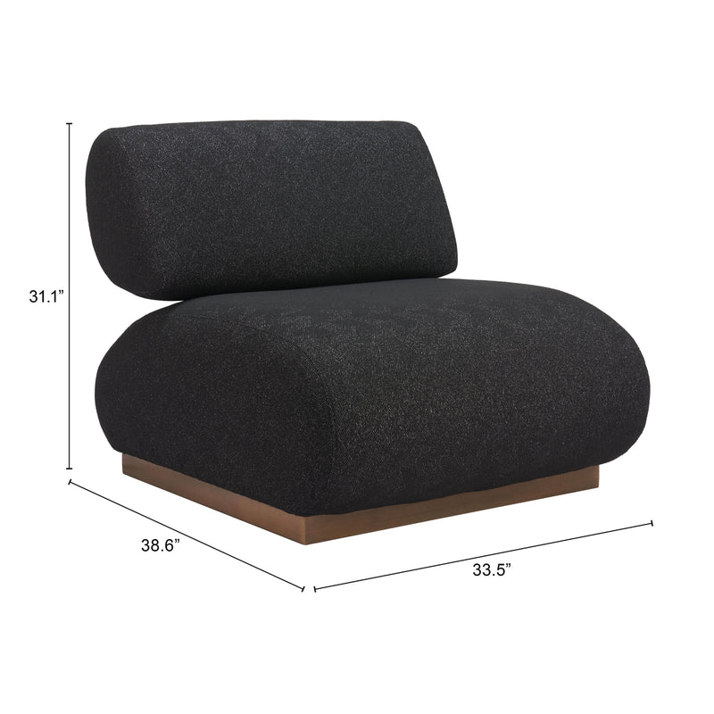 Zuo Barsa 109932 Accent Chair - Black IMAGE 8