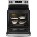 GE 30-inch Freestanding Electric Range with Steam Clean GRF400SVSS IMAGE 2