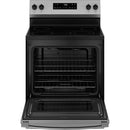 GE 30-inch Freestanding Electric Range with Steam Clean GRF400SVSS IMAGE 3