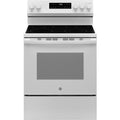 GE 30-inch Freestanding Electric Range GRF500PVWW IMAGE 1
