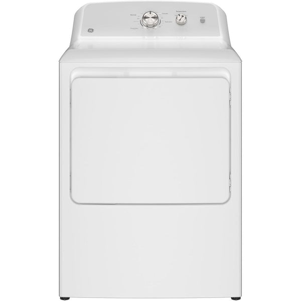 GE 7.2 cu. ft. Electric Dryer with Reversible Door GTD38EASWWS IMAGE 1