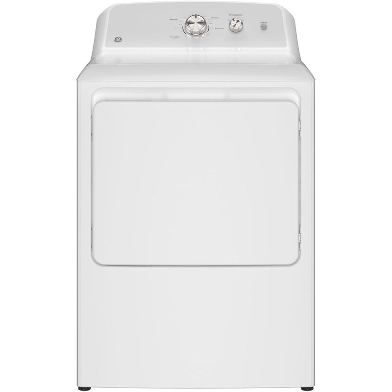 GE 7.2 cu. ft. Electric Dryer with Reversible Door GTD38EASWWS IMAGE 1