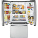  GE 33-inch, 18.6 cu. ft. Counter-Depth French-Door Refrigerator GWE19JYLFSSP IMAGE 4