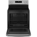 GE 30-inch Freestanding Electric Range with Steam Clean GRF40HSVSS IMAGE 3