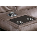 Parker House Furniture Theon Reclining Leather Look Sofa MTHE