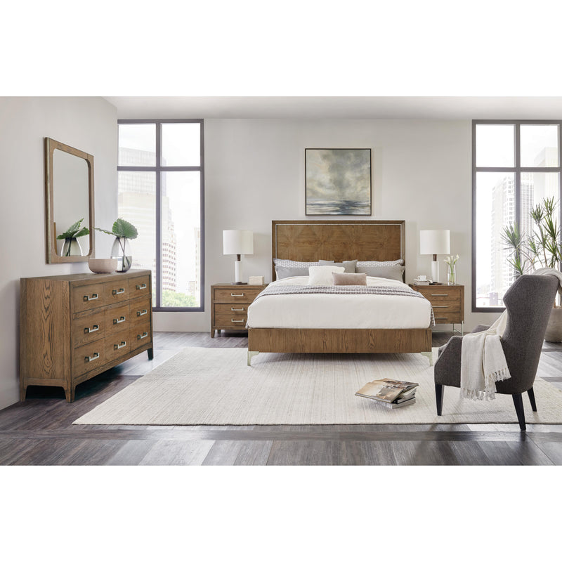 Hooker Furniture 6033-90260-85 Chapman California King Panel Bed IMAGE 4