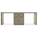 Hooker Furniture 6150-10914-85 Linville Falls 84" Desk with One Centered File IMAGE 3
