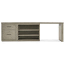 Hooker Furniture 6150-10927-85 Linville Falls 96" Desk with File and Open Desk Cabinet IMAGE 3