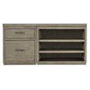 Hooker Furniture 6150-10951-85 Linville Falls 60" Credenza with File and Open Desk Cabinet IMAGE 3