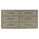 Hooker Furniture 6150-90002-85 Linville Falls Chimney Gap Six Drawer Dresser IMAGE 2