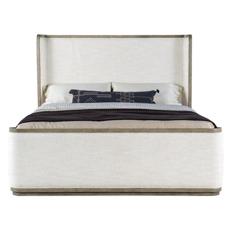 Hooker Furniture 6150-90460-85 Linville Falls Boones Cal King Upholstered Shelter Bed IMAGE 2
