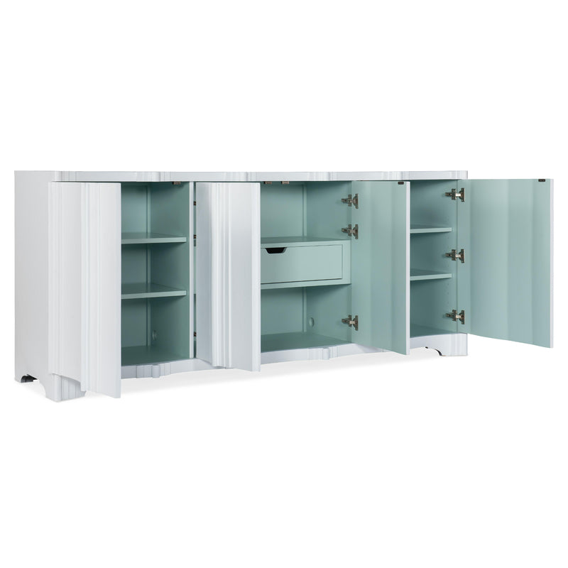 Hooker Furniture 628-55015-02 Melange Corinth Four Door Entertainment Console IMAGE 2