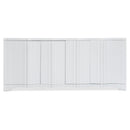 Hooker Furniture 628-55015-02 Melange Corinth Four Door Entertainment Console IMAGE 3