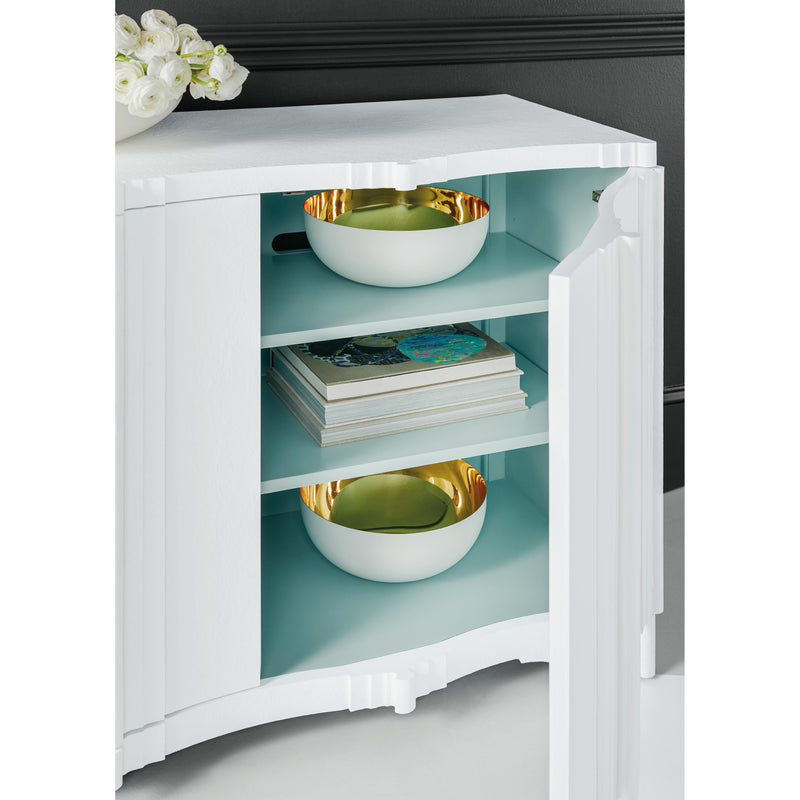 Hooker Furniture 628-55015-02 Melange Corinth Four Door Entertainment Console IMAGE 5