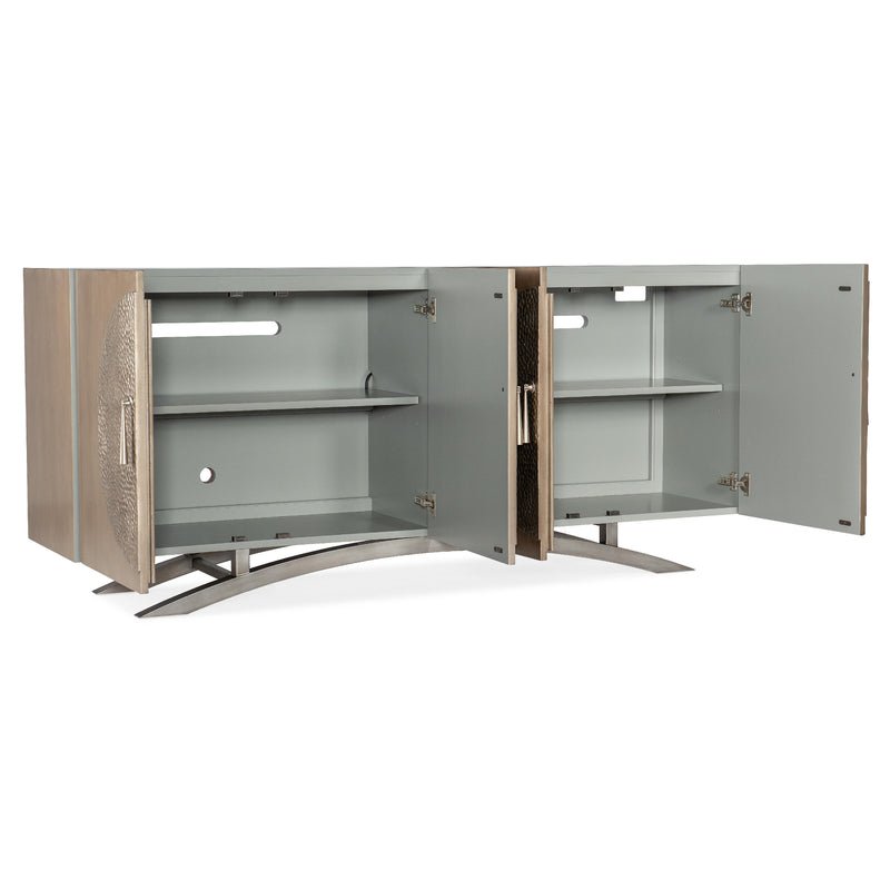 Hooker Furniture 628-55034-15 Melange Nolita Four Door Entertainment Console IMAGE 2