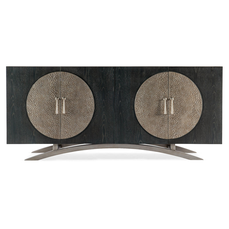 Hooker Furniture 628-55034-98 Melange Nolita Four Door Entertainment Console IMAGE 3
