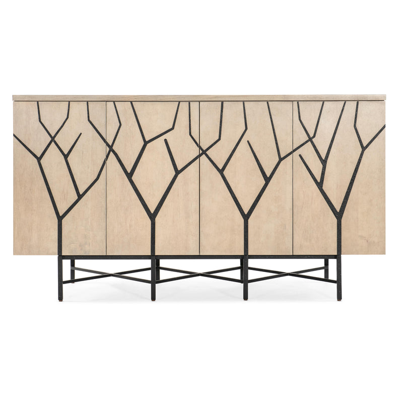 Hooker Furniture 628-55042-05 Melange Branched Four Door Entertainment Credenza IMAGE 3