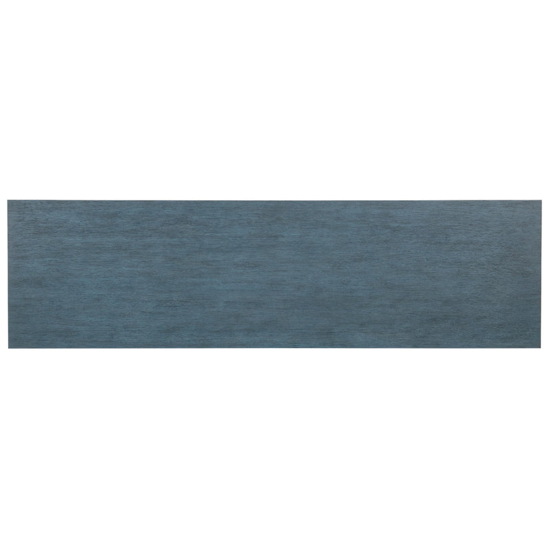 Hooker Furniture 628-55052-45 Melange Round Valley Three Door Entertainment Credenza IMAGE 4