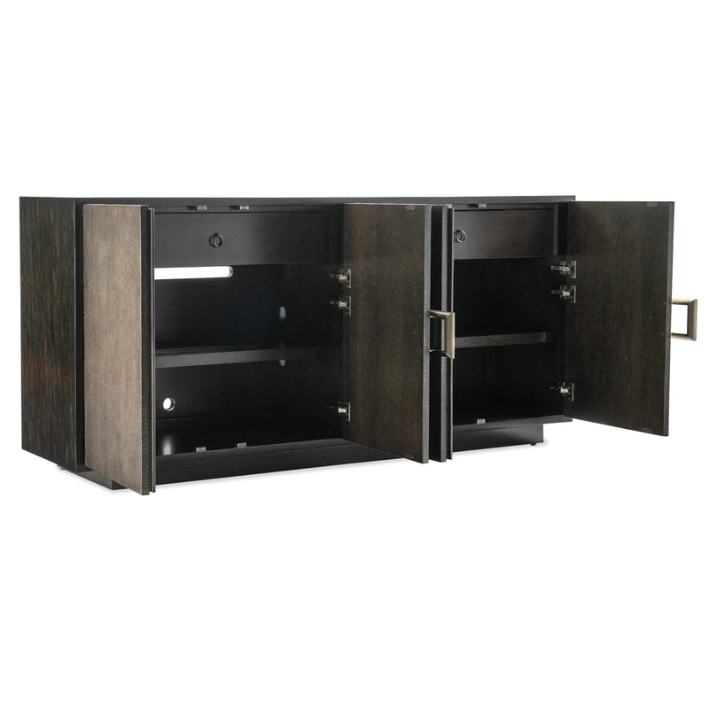 Hooker Furniture 628-55055-89 Melange Asher Four Door Entertainment Credenza IMAGE 2