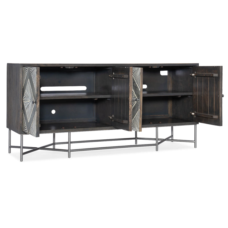 Hooker Furniture 628-85122-98 Melange Hawthorne Four Door Credenza IMAGE 2