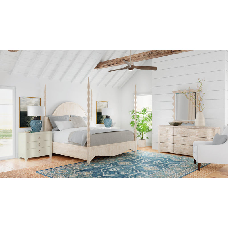 Hooker Furniture 6350-90660-80 Serenity Jetty Cal King Poster Bed IMAGE 3