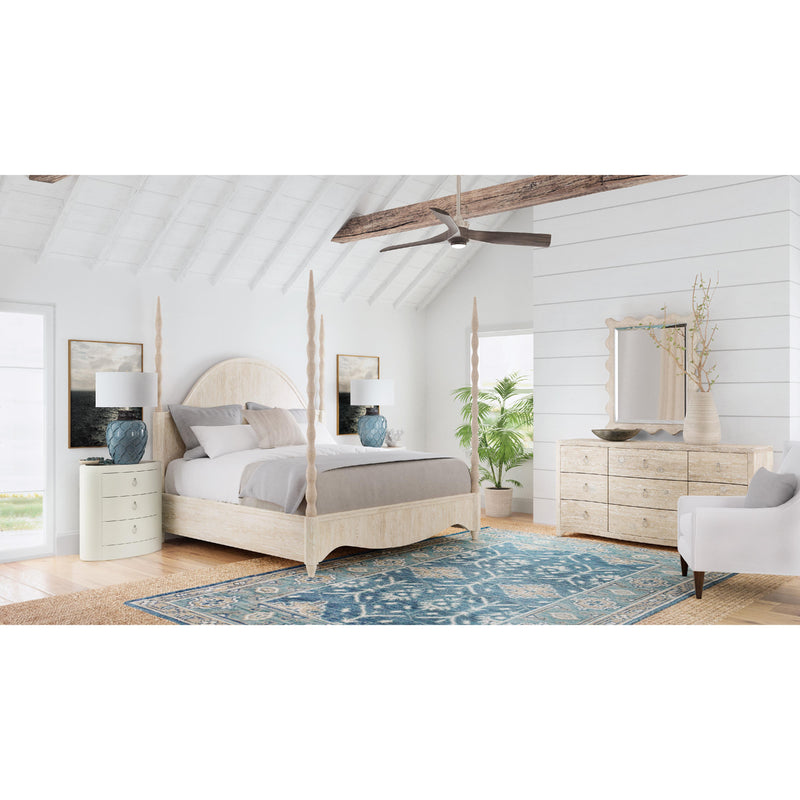 Hooker Furniture 6350-90660-80 Serenity Jetty Cal King Poster Bed IMAGE 4