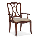 Hooker Furniture 6750-75300-85 Charleston Upholstered Seat Arm Chair IMAGE 1