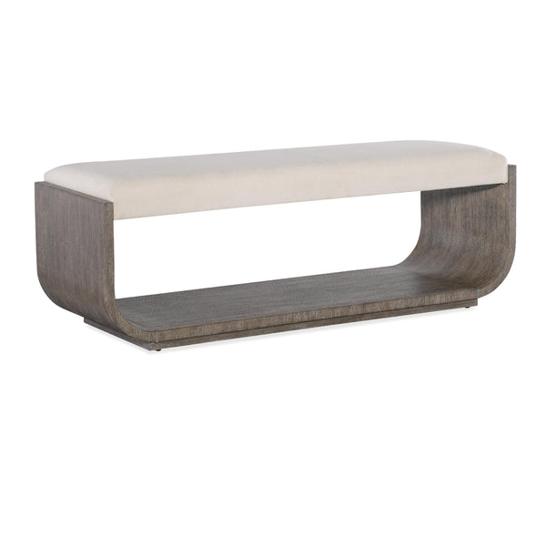 Hooker Furniture 6850-90119-89 Modern Mood Bed Bench IMAGE 1