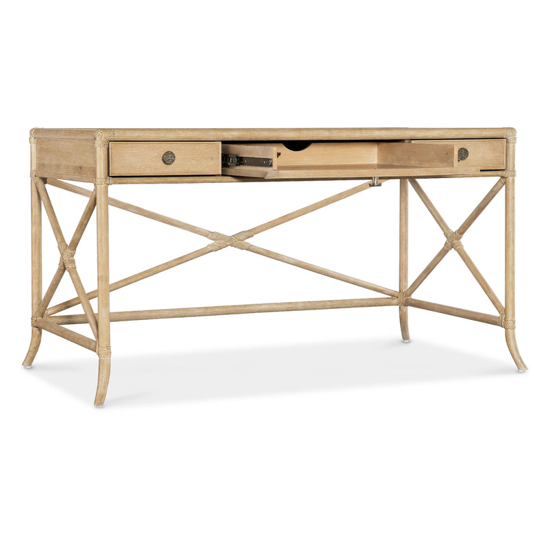 Hooker Furniture 6950-10458-80 Retreat Pole Rattan Writing Desk IMAGE 3