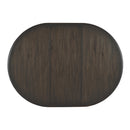 Hooker Furniture 6950-75201-99 Retreat Pole Rattan Round Dining Table with 1-20in Leaf IMAGE 4