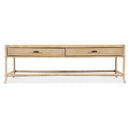 Hooker Furniture 6950-80210-80 Retreat Pole Rattan Cocktail Table IMAGE 3