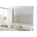 Hooker Furniture 6950-90460-80 Retreat Pole Rattan Cal King Upholstered Poster Bed withCanopy IMAGE 4