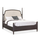 Hooker Furniture 7050-90660-89 Americana California King Upholstered Poster Bed IMAGE 2