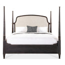 Hooker Furniture 7050-90660-89 Americana California King Upholstered Poster Bed IMAGE 3