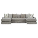 Benchcraft Aslan Court 20305S5 4 pc Sofa Pit Sectional IMAGE 1