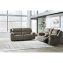 Signature Design by Ashley Laresview 3720394 Double Reclining Loveseat with Console IMAGE 8