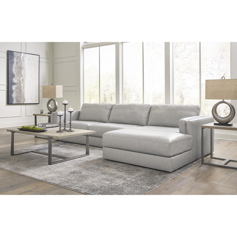 Signature Design by Ashley Amiata Leather Match 2 pc Sectional 5740466/5740417 IMAGE 7