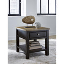Signature Design by Ashley Drazmine T734-3 Rectangular End Table IMAGE 7