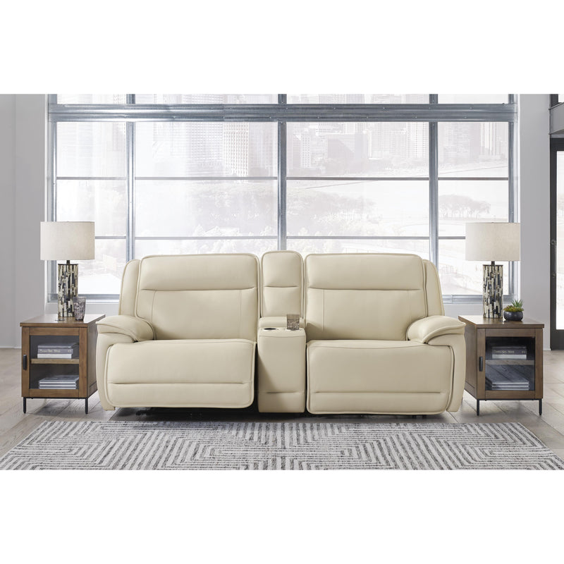 Signature Design by Ashley Double Deal U13001S4 2 pc Power Reclining Loveseat Sectional with Console IMAGE 2